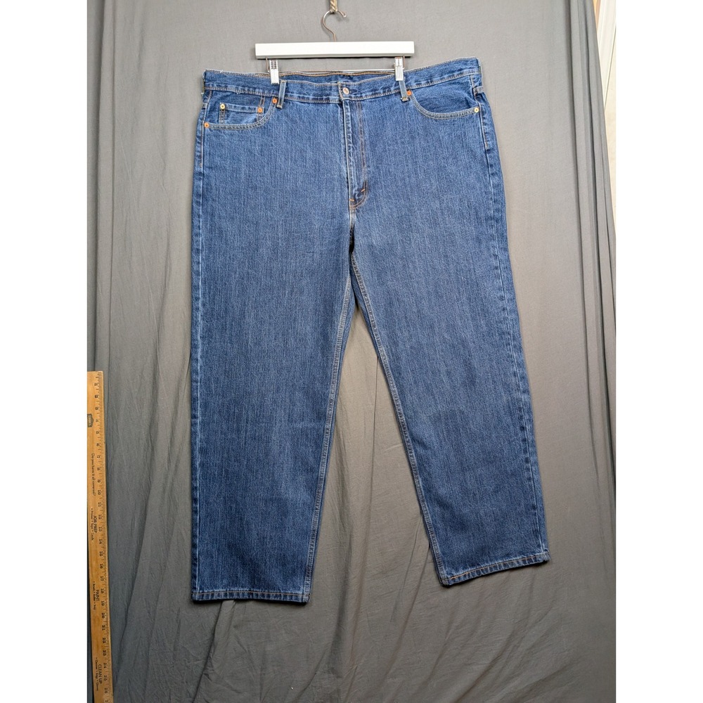 Levis 550 Mens Relaxed Fit Straight Leg Jeans Blue Medium Wash‎ 48x32 01550-4886
